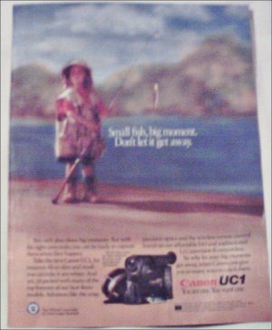 1991 Canon UC1 Camcorder ad