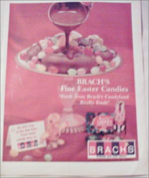 1967 Brachs Easter Candies ad