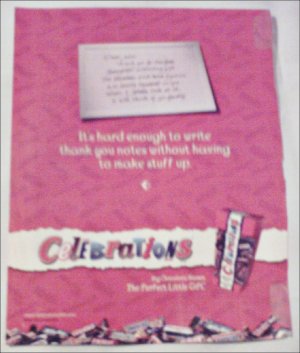 2000 Celebrations Chocolates ad