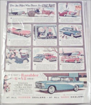 1957 American Motors Rambler Custom 4 dr ht car ad