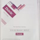 1994 Basic Cigarette ad