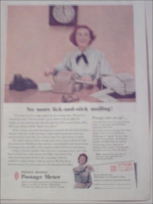 1958 Pitney-Bowes Postage Meter