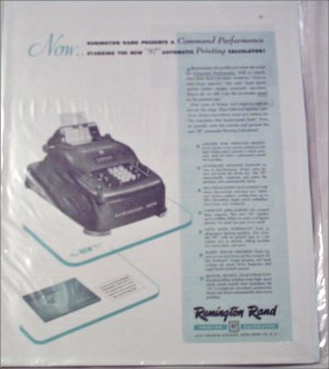 Remington Rand 97 Calculator ad