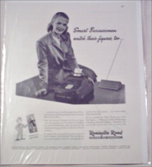 Remington Rand Printing Calculator ad