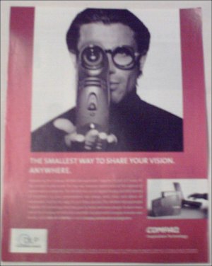 2001 Compaq MP2800 Microportable Projector ad