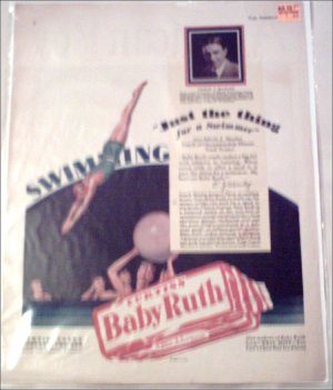 1929 Curtiss Baby Ruth Candy Bar ad