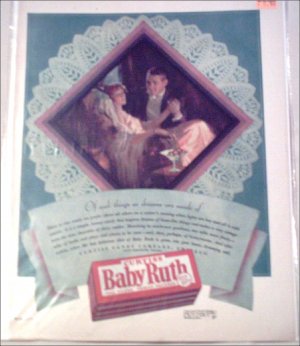 1929 Curtiss Baby Ruth Candy Bar Dreams ad