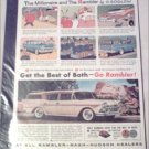 1958 American Motors Rambler Custom stationwagon car ad