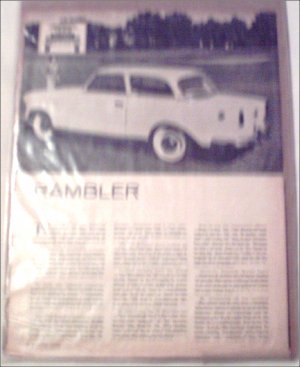 1959 American Motors Rambler Road Test Article
