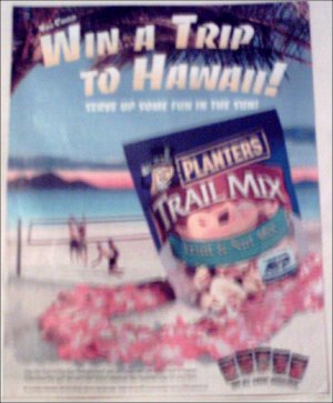 2000 Planters Trail Mix Hawaiin Trip Contest ad