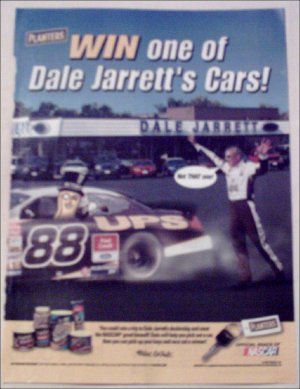 2001 Planters Peanuts Dale Jarretts Nascar Contest ad