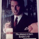 1982 Barclay Cigarette Shoulder ad