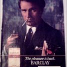 1982 Barclay Cigarette Martini ad