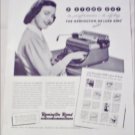1950 Remington Rand De Luxe KMC Typewriter ad