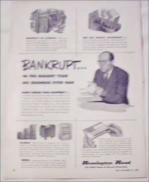 1950 Remington Rand Safe-Cabinet Products ad