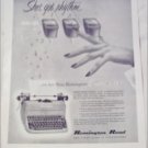 1952 Remington Rand Super-Riter Typewriter ad