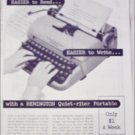 1956 Remington Rand Quiet-Riter Typewriter ad