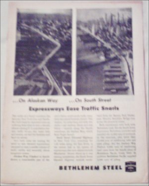 1954 Bethlehem Steel Expressways ad