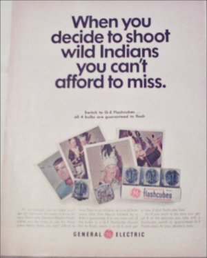 GE Blue Flashcubes ad