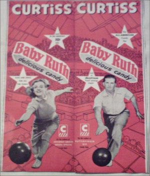Curtiss Baby Ruth Bowling ad