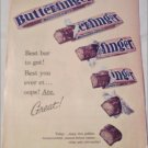 1960 Curtiss Butterfinger Candy Bar ad