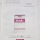 1993 Basic Cigarettes ad