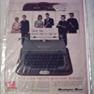 Remington Rand Quiet-Writer Portable Typewriter ad