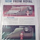 1958 Royal Futura Typewriter Christmas ad
