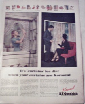 1947 B.F.Goodrich Koroseal ad