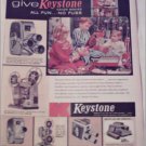 1957 Keystone Cameras Christmas ad