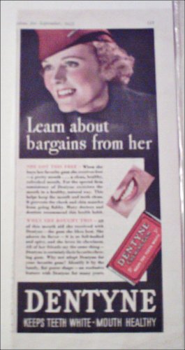1935 Dentyne Chewing Gum ad