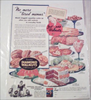 1941 Diamond Walnuts ad