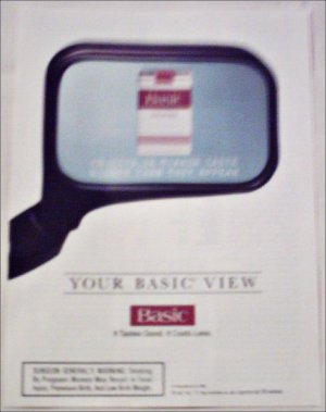 1994 Basic Cigarettes View ad