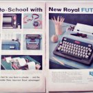 1959 Royal Futura Portable Typewriter ad