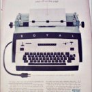 1959 Royal Electric Typewriter ad