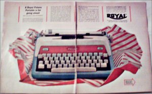 Royal Futura Portable Typewriter ad