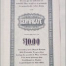 1961 Royal Gift Cetificate for Futura 800 Portable Typewriter