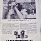 1962 Keystone K-14 Movie Camera ad featuring Mrs Don Drysdale