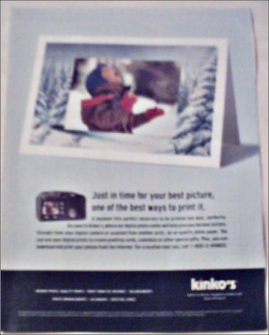 2000 Kinkos Photo Center ad