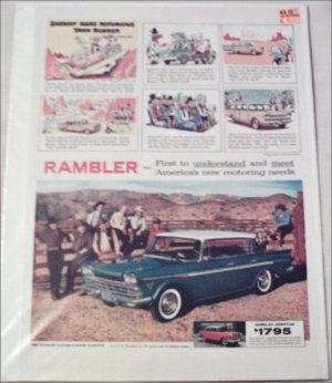 1960 American Motors Rambler Custom 4 dr ht car ad