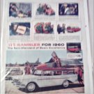 1960 American Motors Rambler Custom CC stationwagon car ad white