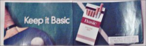 1998 Basic Cigarettes ad