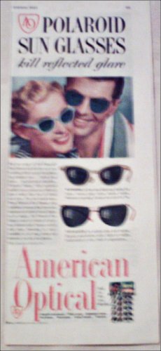 1954 American Optical Polaroid Sun Glasses ad