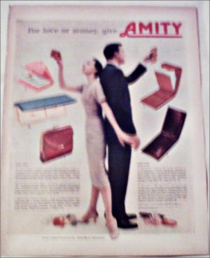Amity Leather Products ad