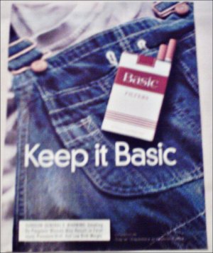 1998 Basic Cigarettes Jeans ad