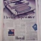1969 Royal Family Electric Typewriter ad