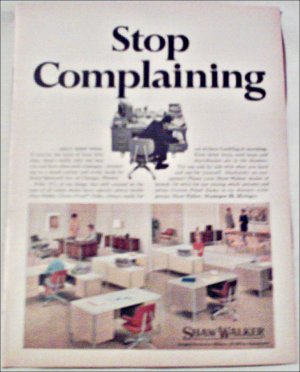 Shaw-Walker Desk ad