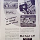 1941 Kodak Cine'-Kodak Eight Movie Camera Beach ad