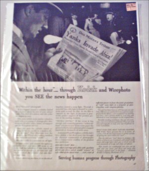 1942 Kodak WWII ad