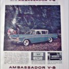 1960 American Motors Ambassador V-8 4 dr sedan car ad blue